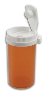 Tamper-Tuf Oral Medication Container, 30mL, Unassembled, 250/CS